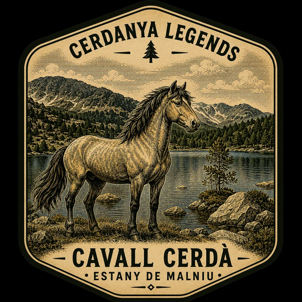 Emblema Cavall Cerdà — Estany de Malniu