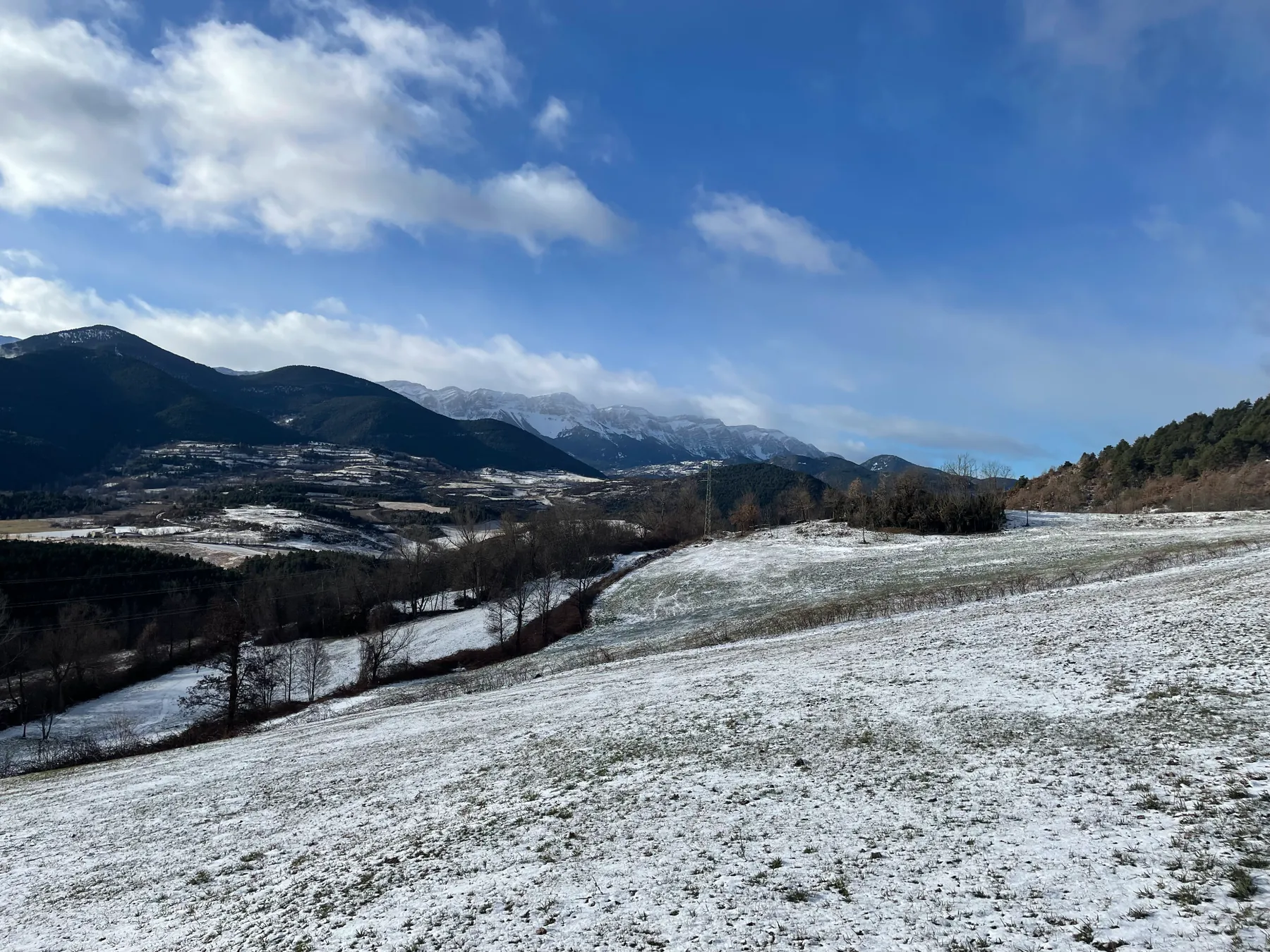 Paisatge nevat de la Cerdanya